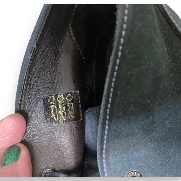 Lanvin Chukka Desert blue Suede Boots - Picture 7 of 16